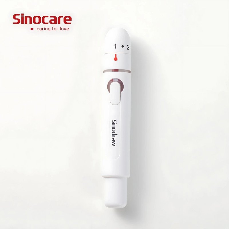306_0_lancet-pen-for-round-lancet-sinocare-4-1.jpg Sinocare Sinodraw Premium Pain-Free Lancing Device / Pen - Image 1