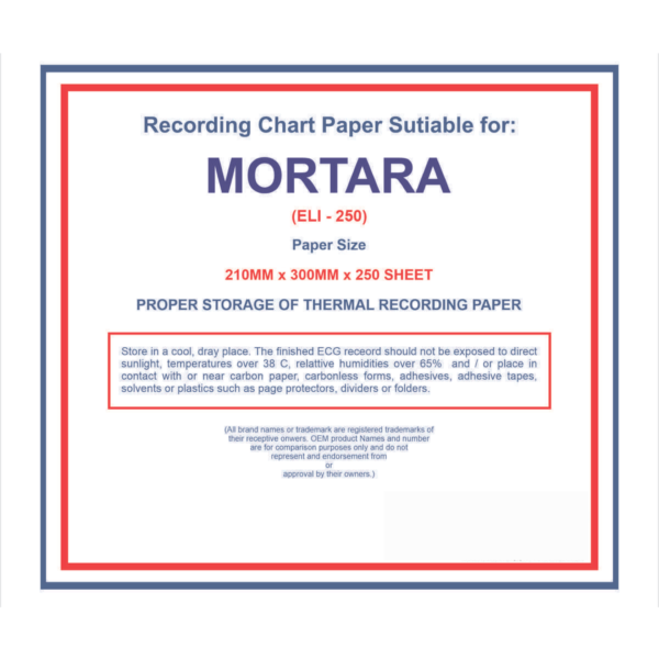 Mortara ELI 250 Z-Fold ECG Paper
