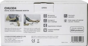 Citizen CHU 304 – Upper Arm Digital Blood Pressure Monitor - Image 6