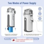 Medico NB-100 Rechargeable Noiseless Portable Mesh Nebulizer Machine - Image 5
