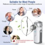 Medico NB-100 Rechargeable Noiseless Portable Mesh Nebulizer Machine - Image 7