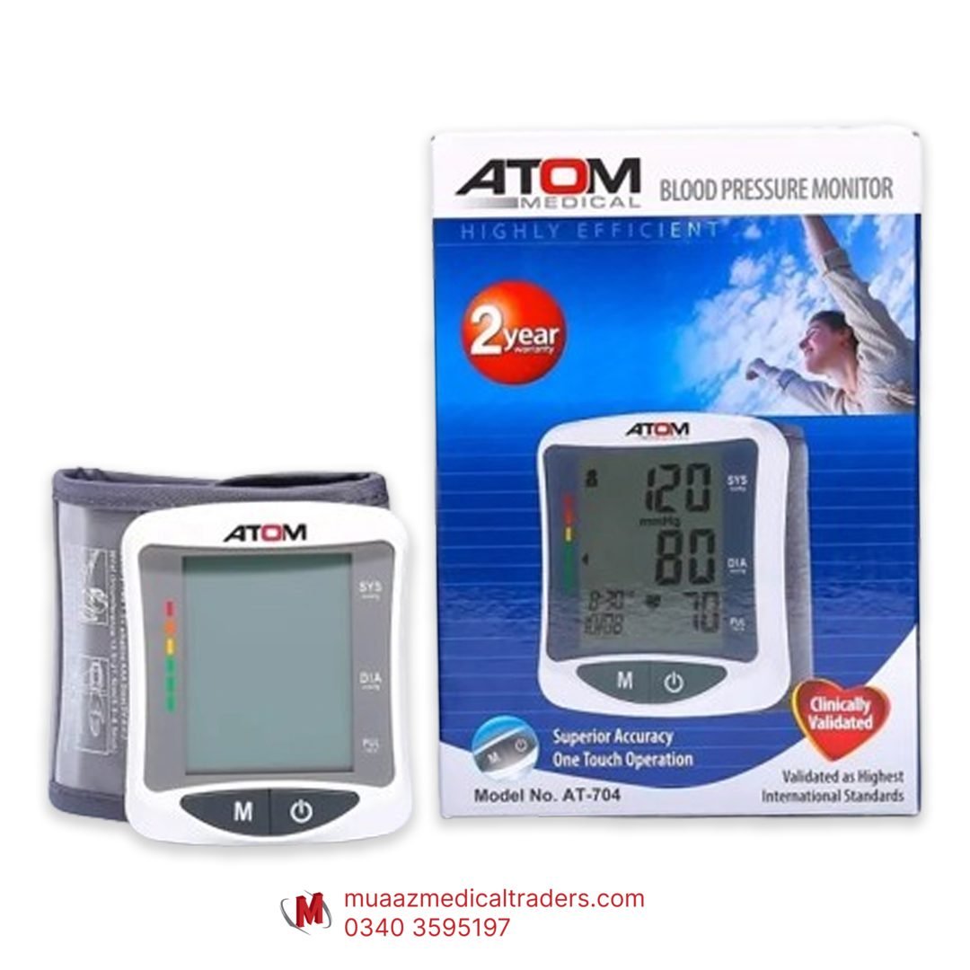 141_0_AT-704-1 ATOM AT-704 Wrist Type Digital Blood Pressure Monitor - Image 1