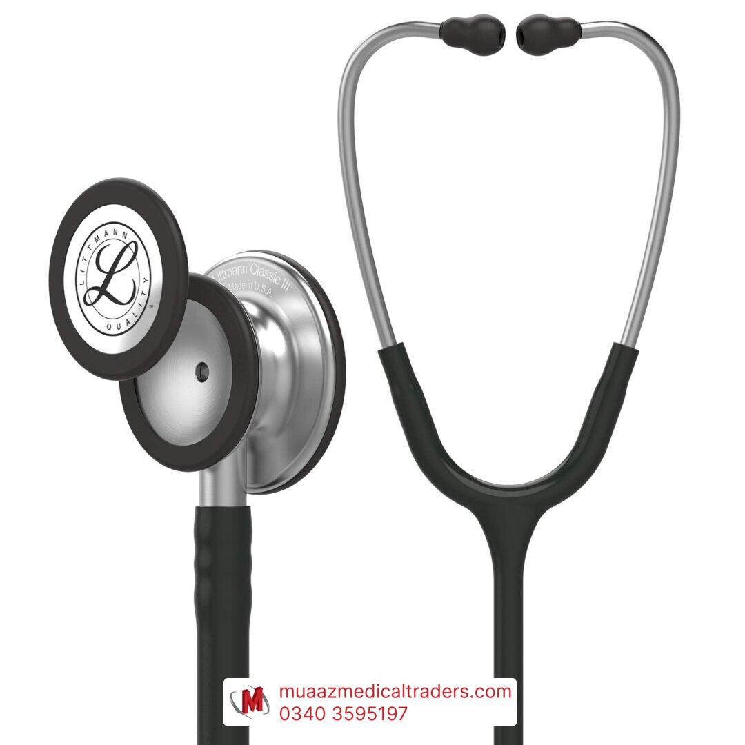 194_0_61xil1b4zsL._SL1500_-1 Original 3M™ Littmann® Classic III™ Stethoscope 5620 – Black - Image 1