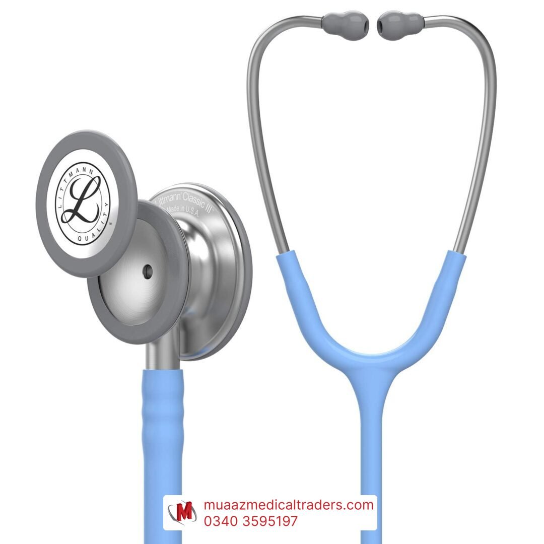 195_0_61fnqWHIRLL._SL1500_-1 Original 3M™ Littmann® Classic III™ Stethoscope 5630 – Ceil Blue - Image 1