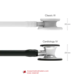 3M™ Littmann® Cardiology IV™ Stethoscope (Black Tube – Model 6152) - Image 3