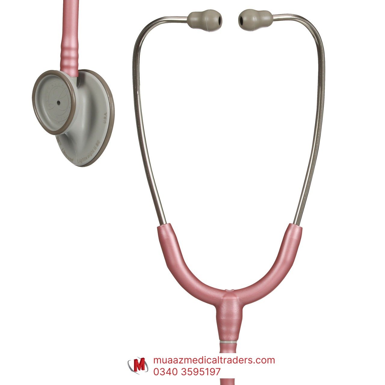211_0_imageye___-_imgi_27_2456_op_mixed-1 3M™ Littmann® Lightweight II S.E. Stethoscope (Model 2456 Pearl Pink) - Image 1