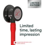 Littmann Cardiology IV Stethoscope, Red Smoke Heart, 6182 - Image 2