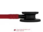 Original 3M Littmann Classic 3 Stethoscope – Burgundy Tube Black Finish - Image 2