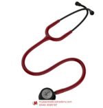 Original 3M Littmann Classic 3 Stethoscope – Burgundy Tube Black Finish - Image 5