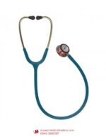 Original 3M Littmann Classic 3 Stethoscope – Caribbean Blue & Rainbow Stem - Image 4