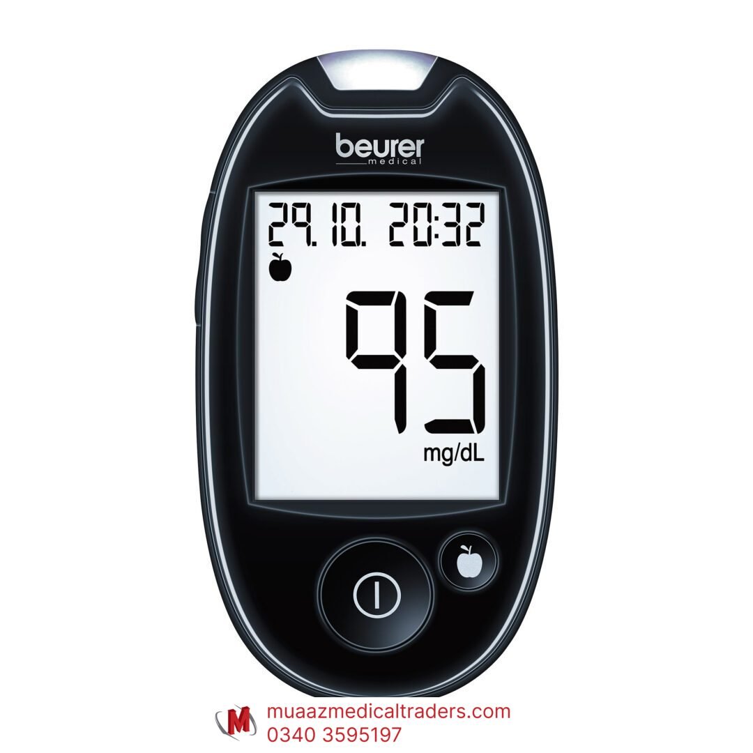 285_0_OTg0NTk5R0w0NC0yMDE2LUJsYWNrLUZyb250LW1nZGwuanBn-1 Beurer GL 44 mg/dl Blood Glucose Monitor - Image 1