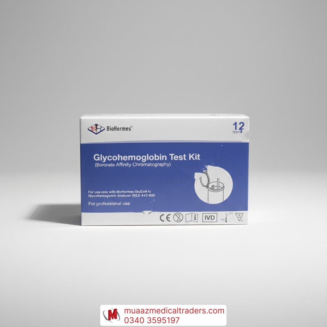 www.hamzasurgical.com - 1 BioHermes Pack of 12-Test Strips for BioHermes GluCoA1c - Image 1