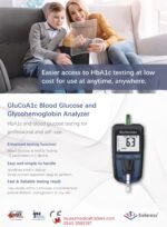 BioHermes GluCoA1c Blood Glucose and Glycohemoglobin Analyzer – 2-in-1 HbA1c & Blood Glucose Testing Device - Image 3