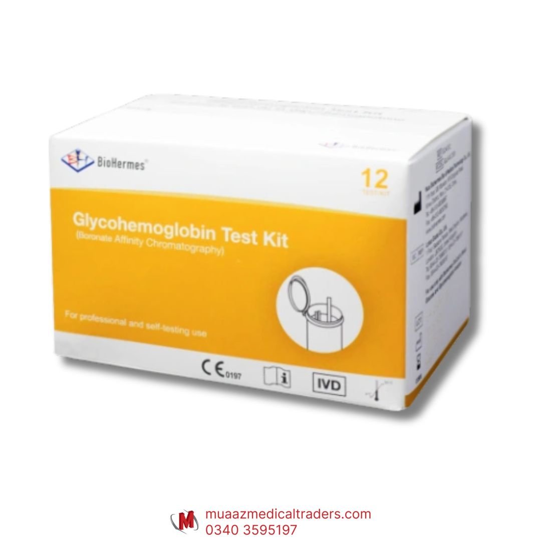 345_0_www.hamzasurgical.com-9-1 BioHermes Test Strips for HbA1c Meter – 12 Strips Pack - Image 1