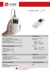 LE Medical PO1 Handheld Rechargeable Pulse Oximeter for Adult - Image 5