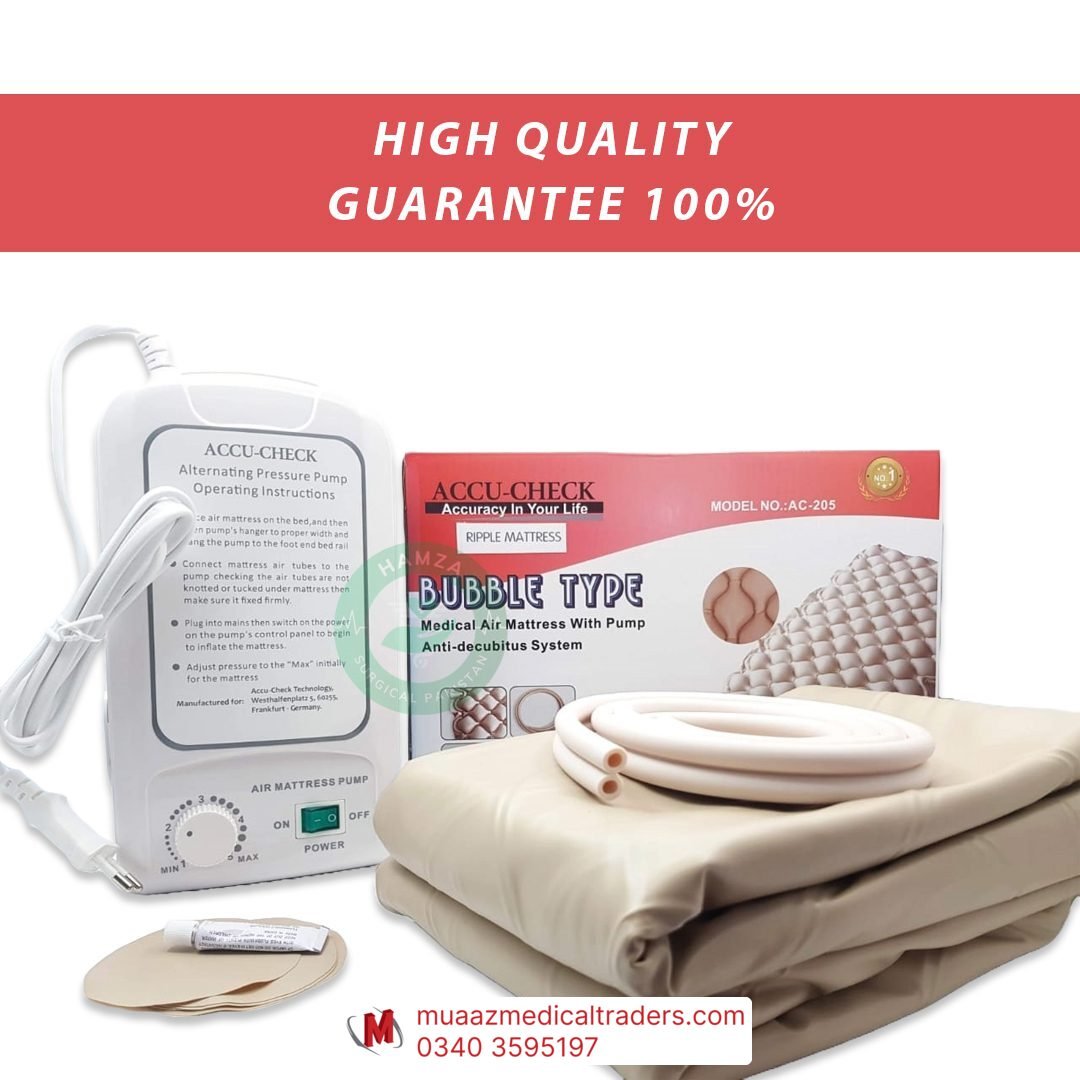 532_0_accu-check-bubble-air-mattress-for-patients-1 Accu-Check AC-205 Medical Bubble Air Mattress With Pump - Image 1