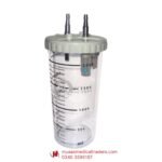 High Quality Suction Plastic Bottle Jar Canister – 2000ml