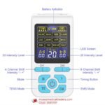 LEADER LE-101 EMS and Tens Machine with Rechargeable Lithium Batteries - Image 3