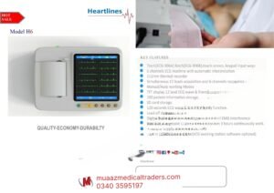 Heartlines H6 6-Channel ECG Machine - Image 2