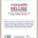 Marquette Hellige MAC 1200 Z-Fold ECG Paper