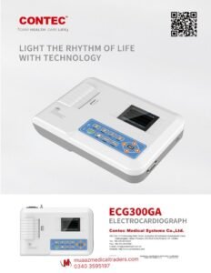 CONTEC 300GA 3-Channel ECG Machin - Image 5
