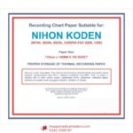 Nihon Kohden 9020K ECG Thermal Paper