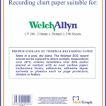 Welch Allyn CP 200 ECG Recording Paper