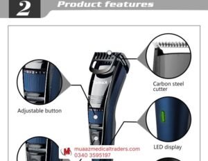 Kemei KM-632 Rechargeable Hair Trimmer - Image 6
