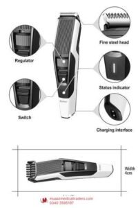 Kemei KM-634 Professional USB Hair Trimmer - Image 2
