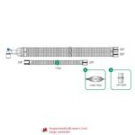 Besmed CT-16014 Patient Breathing Circuit (3 limbs)