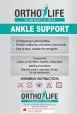 Ortholife Ankle Support (Pair) - Image 5