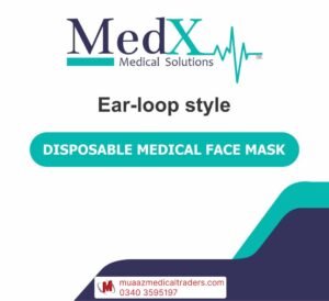 MedX Disposable Face Mask – Pack of 50 - Image 3