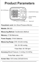 Certeza BM-303 Wrist Blood Pressure Monitor - Image 9